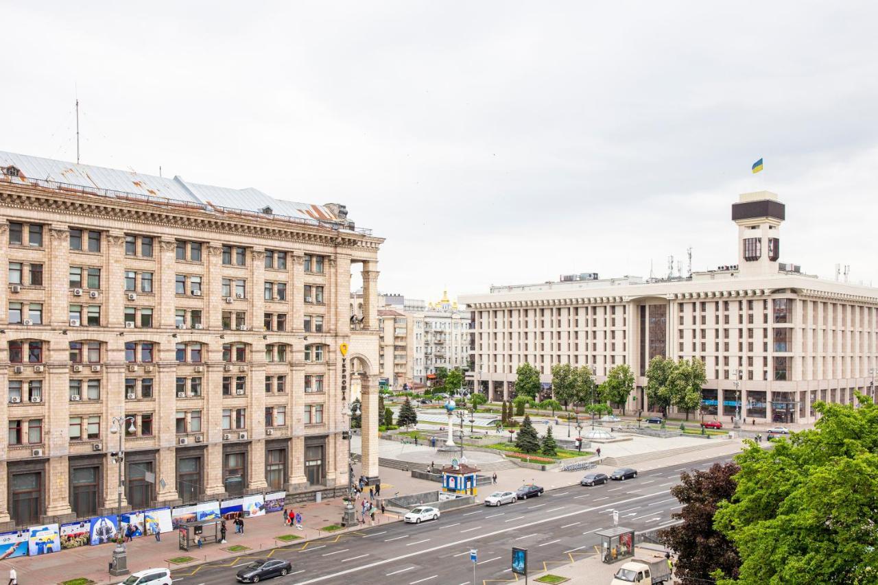 Апартаменти 4-Кімнатні В Центрі Києва М. Хрещатик Kiev Dış mekan fotoğraf